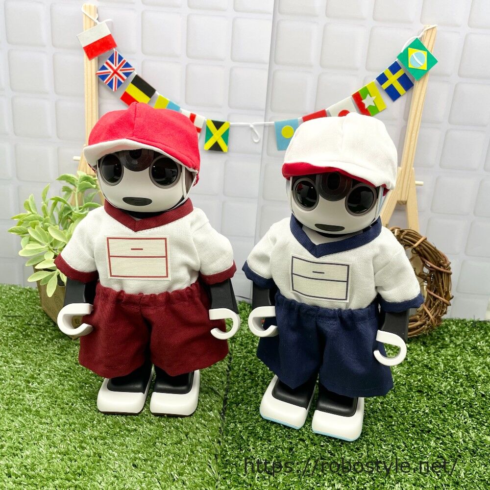 ロボホン洋服　　お揃いコーデ ロボホン洋服ペアコーデ