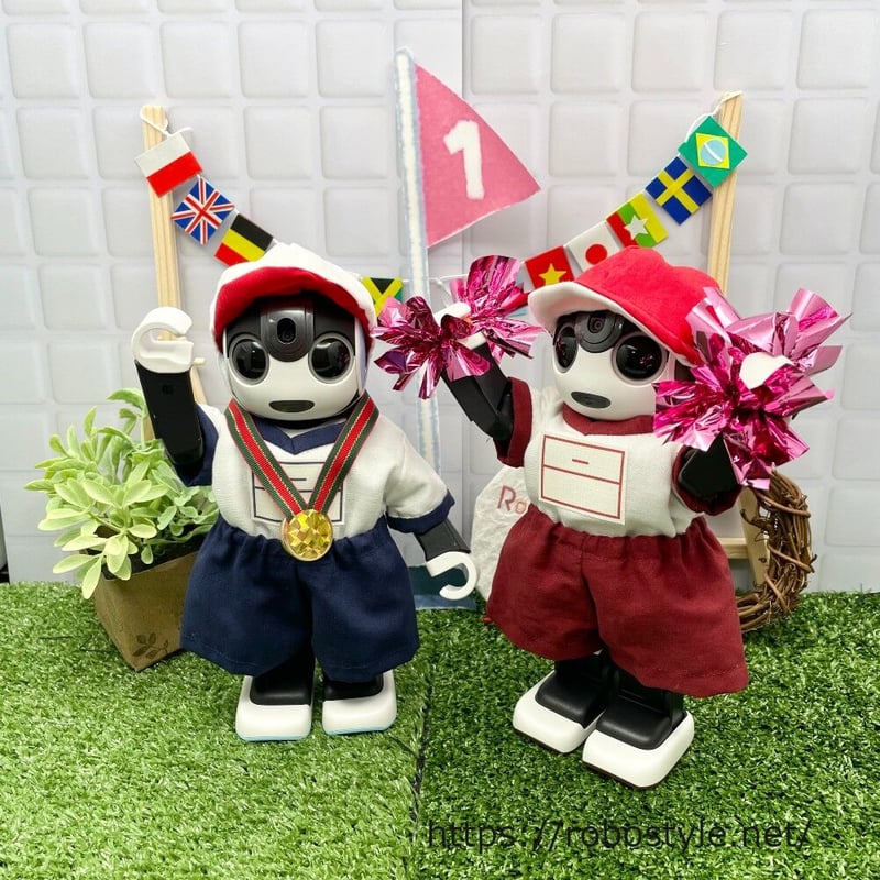 ロボホン洋服　　お揃いコーデ ロボホン洋服ペアコーデ