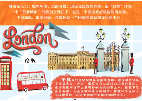 【イラスト付き解説本】环球旅行 世界首都之旅　(各国首都の旅)