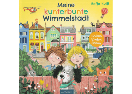 【ドイツ語絵本】Meine kunterbunte Wimmelstadt   ※輸入書籍の為、輸送時のダメージや経年劣化が見られる場合がございます。