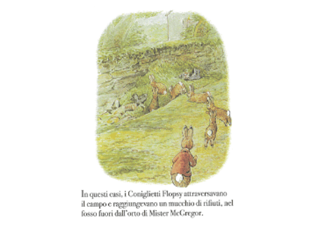 【イタリア語絵本】LA STORIA DEI CONIGLIETTI FLOPSY　 ※輸入書籍の為、輸送時のダメージや経年劣化が見られる場合がございます。