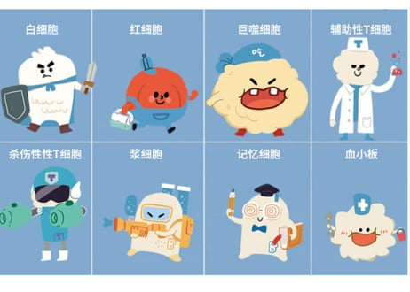 【BEILING(贝灵)】  免疫力の不思議について学べる 『しかけと飛び出す絵本』の教材　※別売りの【BEILING(贝灵)】タッチペンでお話がきけます。