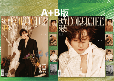 👆訳アリ値引き(画像あり)👆【成毅チョン・イー】时装L'OFFICIEL HOMMES 2024年12月 ※特典カード付き※