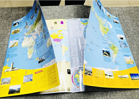 【世界地図ポスター】（大字版）世界知识地图　※中国語表記