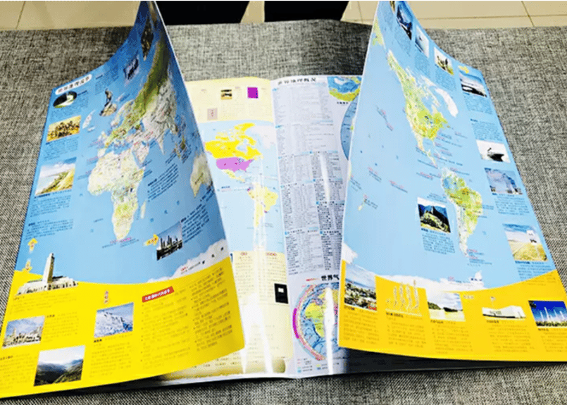世界地図ポスター】（大字版）世界知识地图※中国語表記| E'GA書店