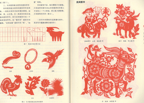 【中国工芸・切り絵】巧剪百羊(ひつじ)　金剪刀丛书