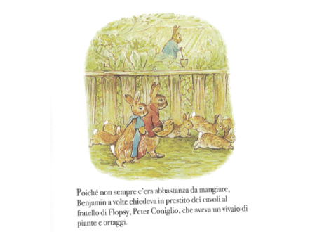 【イタリア語絵本】LA STORIA DEI CONIGLIETTI FLOPSY　 ※輸入書籍の為、輸送時のダメージや経年劣化が見られる場合がございます。