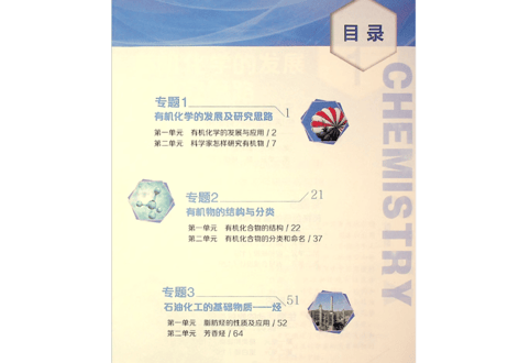 【高校化学】化学选择性 必修3 　有机化学基础 　江苏凤凰教育出版社