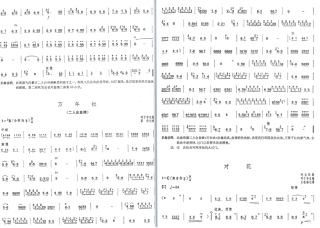 【楽譜】中国竹笛名曲荟萃（简谱）