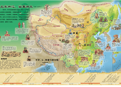 【イラスト付き解説本】中国历史地图绘本（中国歴史地図）