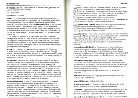 【用語集】Oxford 牛津 语言学词典（英英）言語学用語集