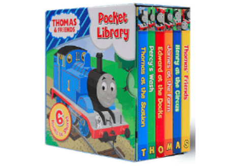 【英語】Thomas & Friends: Pocket Library（ミニ絵本6冊セット）　※厚くて丈夫なボードブック版です※