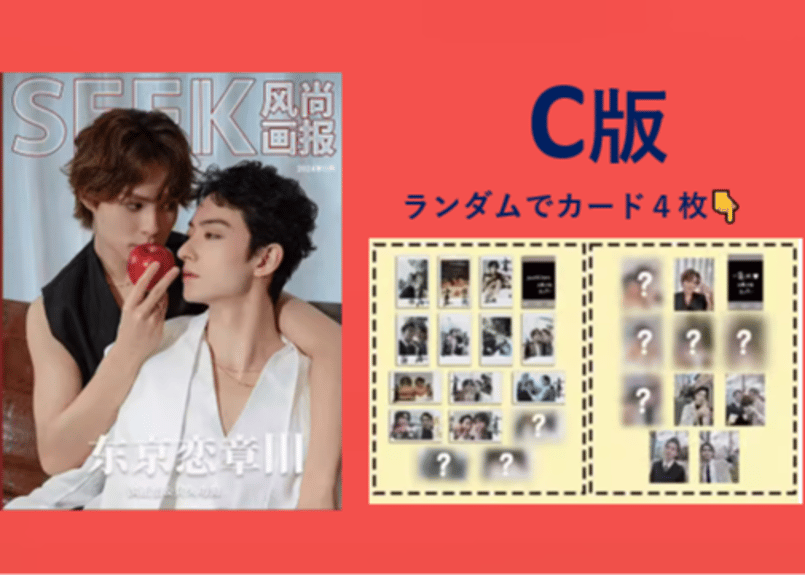 D版 seek 雑誌 風尚画報　東京恋章　兵頭 功海& 濱 正悟 兵頭功海&濱正悟：东京恋章I II III – XIKEmedia