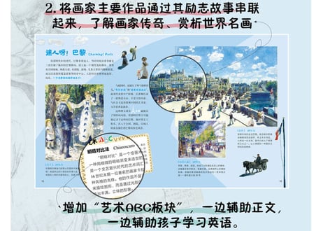 【解説書：名画（10人の画家たち）10冊セット】了不起的大画家  ～写给孩子的美育通识课 全10册～