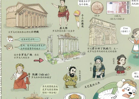 【イラスト付き解説本】有趣的世界首都(世界の首都)