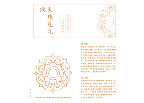 【中国文様】敦煌如梦 国风纹样线描涂色集  ※輸送時のダメージや経年劣化が見られる場合がございます※