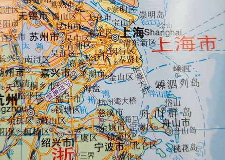 【中国地図ポスター】（大字版）中国知识地图　※中国語表記