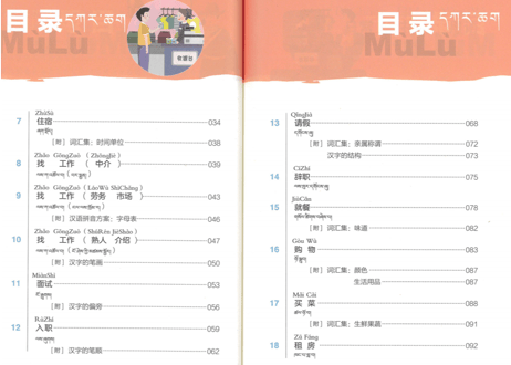 【中国語-方言(チベット語)】藏语对照版最简实用普通话100句