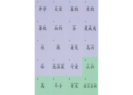 【テキスト】汉语顶呱呱 ⑤(日・中2ヶ国語)    日本小学生通用汉语课本　単語カード付