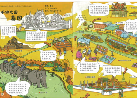【イラスト付き解説本】游世界 和爸妈去旅行　(家族で世界旅行)