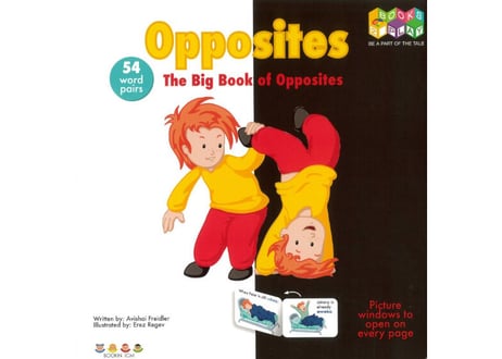 【英語】Opposites（反対語/対義語）　※ボードブック