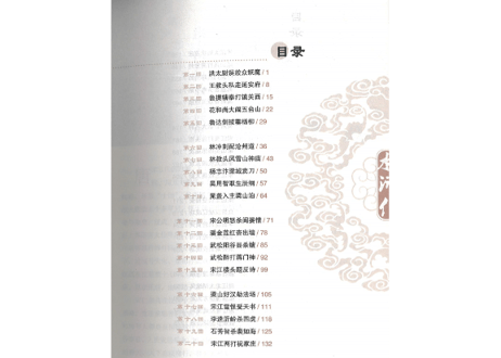 【中国四大作の一つ】水浒传（水滸伝）