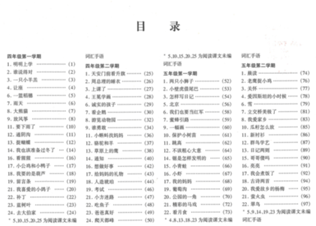 【中国手話】聋校手语词汇手册(4,5,6年级)