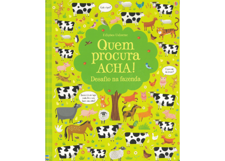 【ポルトガル語絵本】Quem procura ACHA!　〔訳アリ〕表紙にダメージ、キズ有り