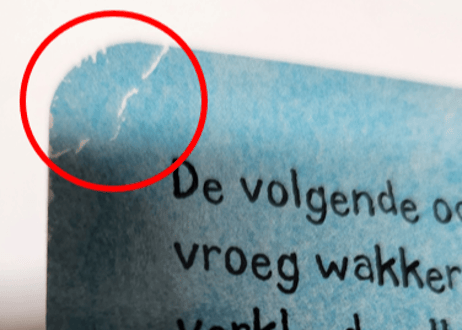 【オランダ語絵本】Hoe verstop je een leeuw voor oma?　〔訳アリ〕中のページ角破れ有り