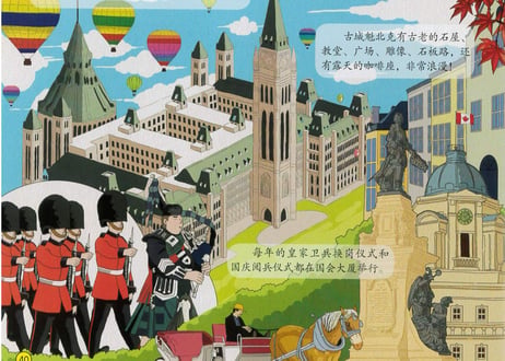 【イラスト付き解説本】认国家  童眼识天下(いろんな国を覚えよう)