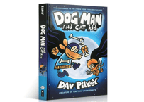 【英語/漫画】DOG MAN AND CAT KID　※ハードカバー　※NYタイムズ紙のベストセラーランキングでも選ばれた大人気の「ドッグマンシリーズ」です。