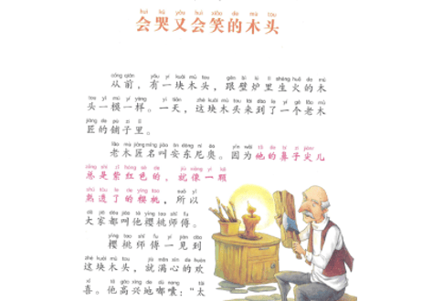 【物語】木偶奇遇记（ピノキオ）  ≪小学语文新课标指定书目≫  ※ピンイン付き※ QRコードを読み取って音声が聞けます。