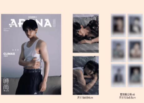 【陈添祥（陳添祥）】ARENA HOMME+时尚竞技场 2025年　※カード6枚＆ポスター2枚付き