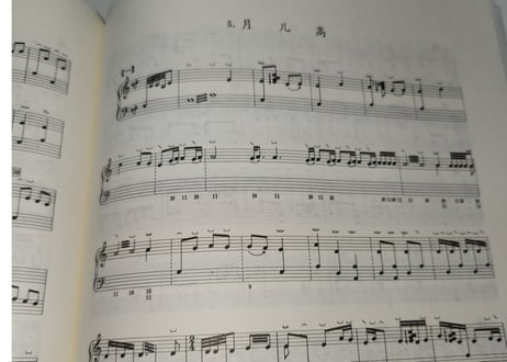 【楽譜ー古筝】中国传统古筝曲大全（下）张江、陕西古筝流派 弦索十三套古筝谱