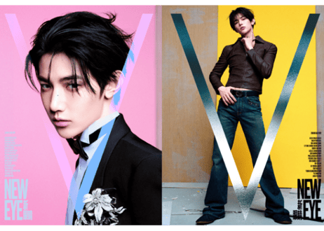 ZB1 QQ Music star light 中華 ジャンハオ 星5 希少 ZB1(ゼベワン) ジャン・ハオ、中国ファッション誌のカバーに登場
