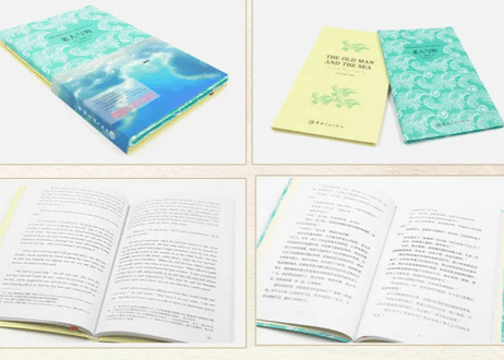 【小説：中国語・英語版(２冊セット)】老人与海 & THE OLD MAN AND THE SEA （老人と海）著：ヘミングウェイ　※中国語版と英語版の２冊セットです