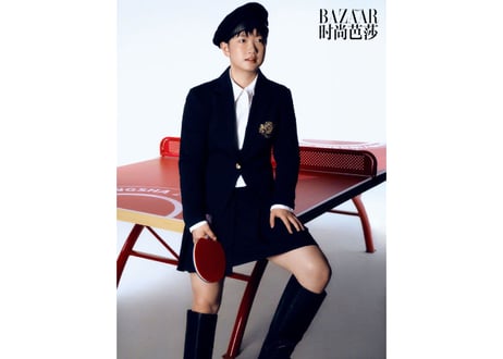 【孙颖莎(孫穎莎)】 时尚芭莎(時尚芭莎) Harper's BAZAAR 2024年10月 　※雑誌1冊のみ