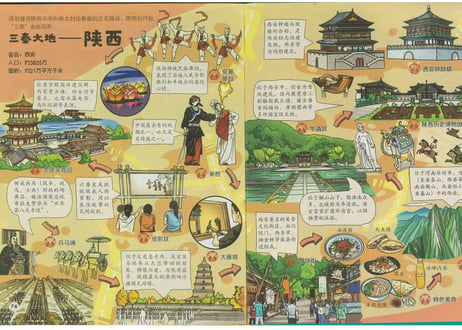 【イラスト付き解説本】游中国 和爸妈去旅行(家族で中国旅行)