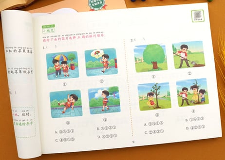 看图写话 二年级　※ピンイン付き※