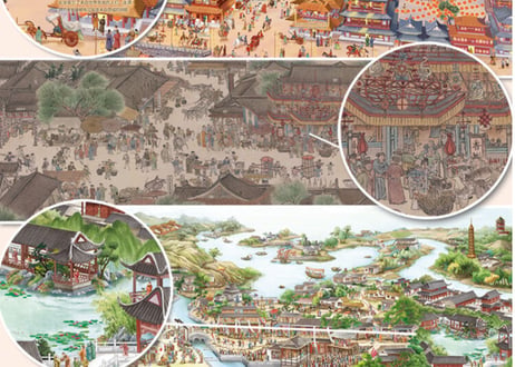 【歴史解説本】 ≪2冊セット≫藏在地图里的中国历史　※中国歴史