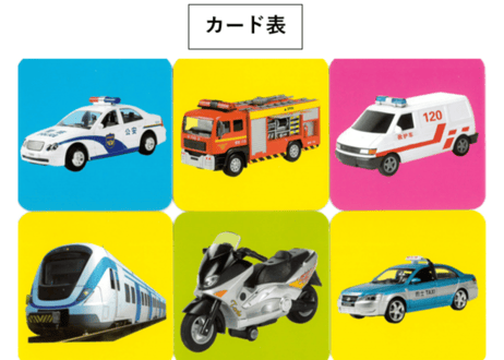 【２,３才向け】あそんで身につく学習セット　『中国語脳ドリルとフラッシュカード【２種類（すうじ と のりもの）】』のセット