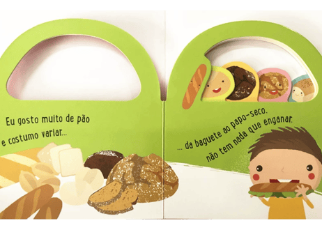 【ポルトガル語絵本】o teu livro a rimar Adoro pão　※輸入書籍の為、輸送時のダメージや経年劣化が見られる場合がございます。