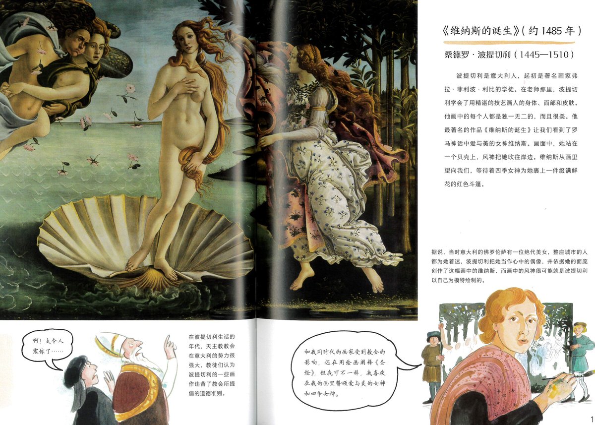 名画】我看得懂名画～世界の名画集【中国語で解説】～世界の名画