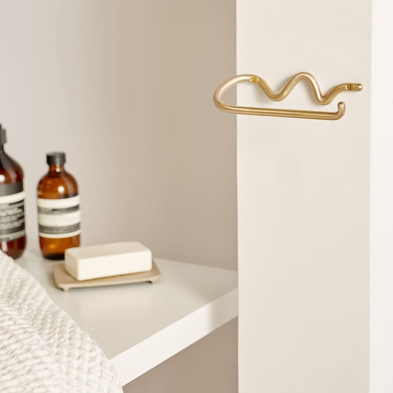 ferm LIVING トイレットペーパーホルダー うらやまし Brass