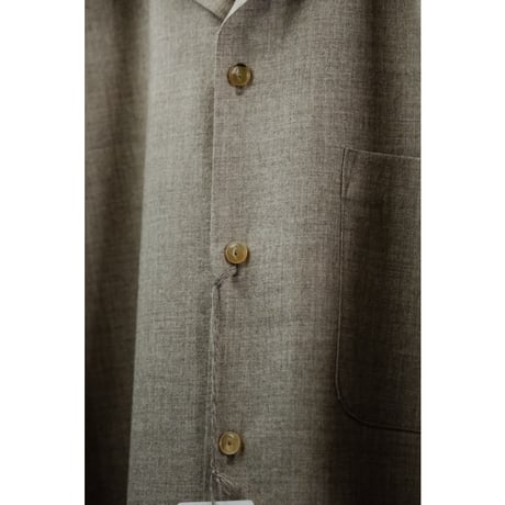 MAATEE&SONS Ex. "NATURAL YAK" OPEN COLLAR SHIRTS