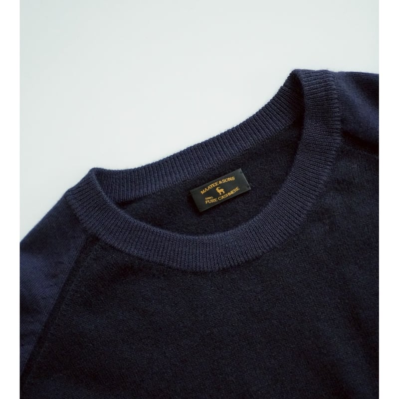 MAATEE&SONS COMBI P/O CREW NECK SWEATER | Muste