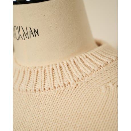 Olde H & Daughter WOOSTED WOOL CREW NECK P/O