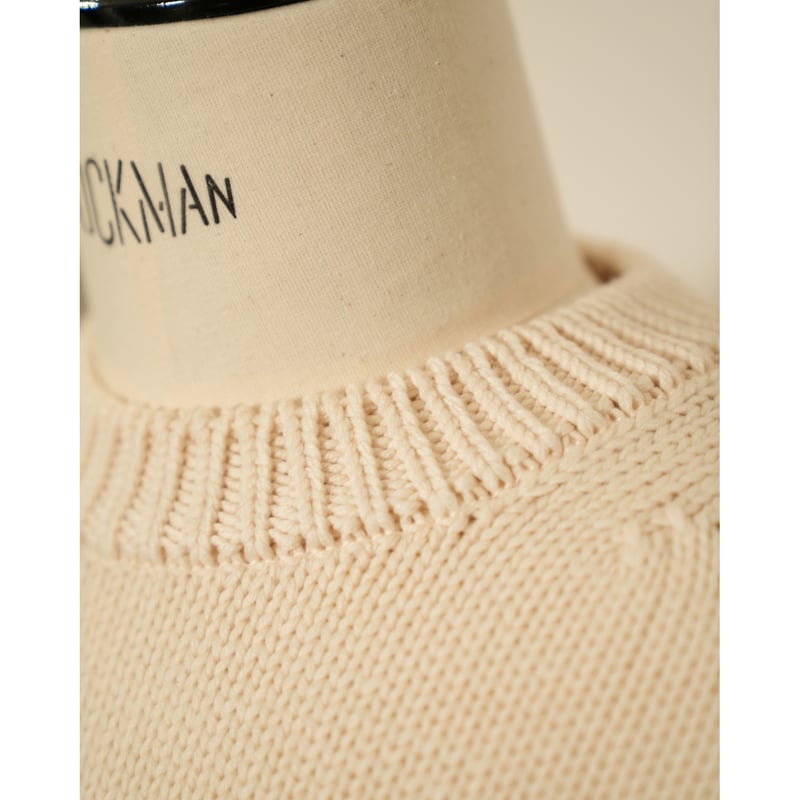 Olde H & Daughter WOOSTED WOOL CREW NECK P/O |