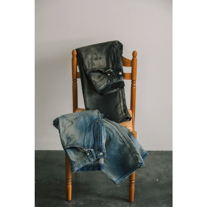 m*y様 ancellm AGING STRAIGHT 5P DENIM PAN ANCELLM AGING MIDDLE STRAIGHT 5P DENIM PANTS |