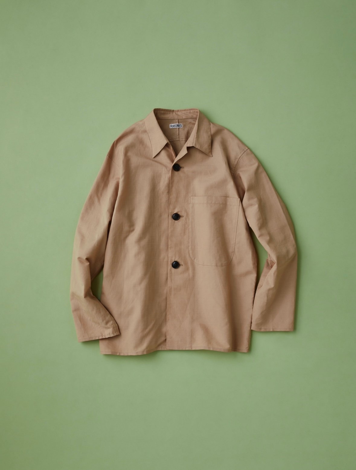 RAKINES シャツ Mサイズ ブラウン COMOLI ラキネス RAKINES シャツ Mサイズ ブラウン COMOLI ラキネス